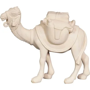 Vánoční dekorace Ornatis Velbloud stojící s dary Provedení: Přírodní bez malování, Velikost stojících figur dospělých postav: 11 cm