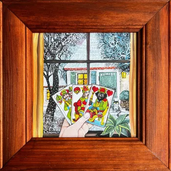 Zahradní dekorace Zuzana Honsová Tři králové 23 x 23 cm