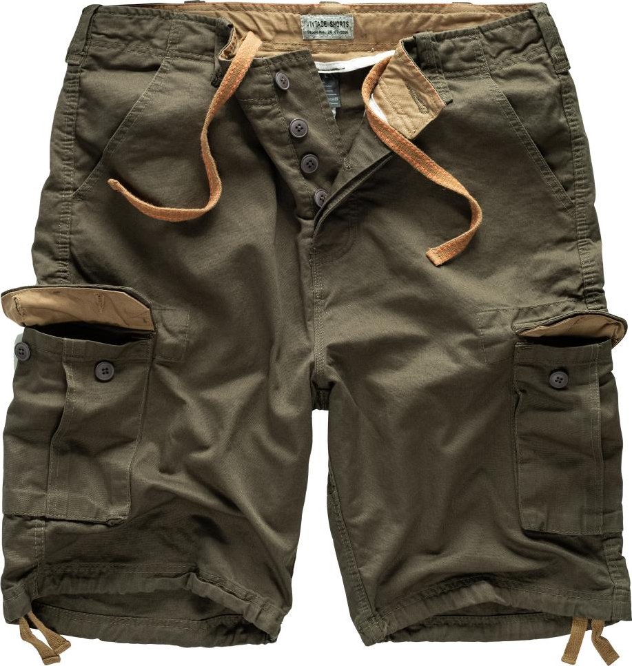 Kraťasy Vintage Oliv SURPLUS M