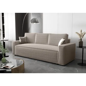 Pohovka Trojmístná rozkládací pohovka ARIANNA - světle béžová