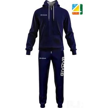 Souprava GIVOVA KING COTONE TERRY, barva 0404 tmavě modrá - tmavě modrá, velikost 3XS