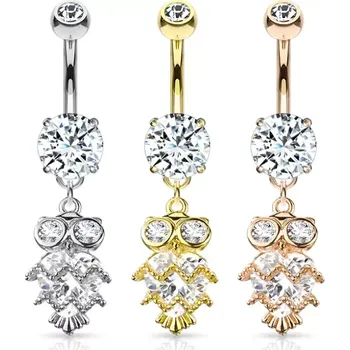 Piercing Piercing do pupíku Sova