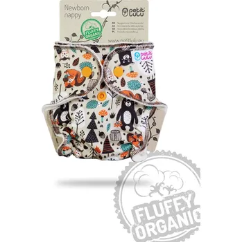 Plenkové kalhoty Petit Lulu s.r.o. Kamarádi z lesa - novorozenecká plenka