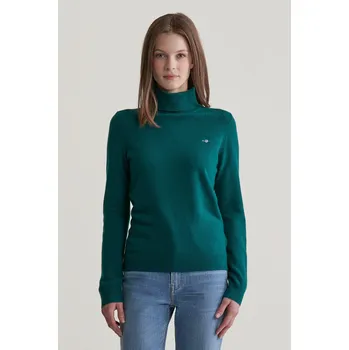 Dámský svetr ROLÁK GANT EXTRAFINE LAMBSWOOL ROLLNECK DEEP FOREST
