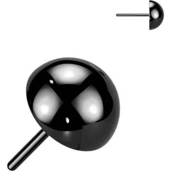 Piercing Atreya Titanová koncovka - polokulička pro bezzávitové šperky Barva: Černá, Velikost koncovky: 3 mm