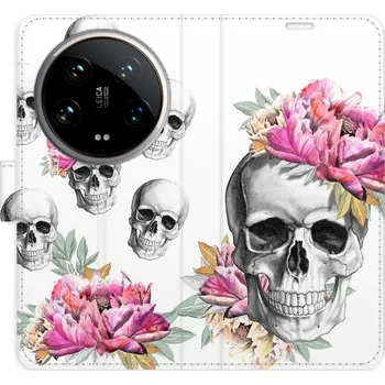 Pouzdro na mobilní telefon Flipové pouzdro iSaprio - Crazy Skull - Xiaomi 14 Ultra
