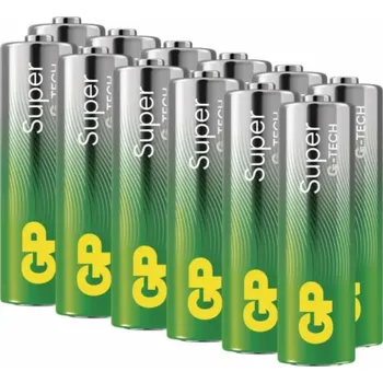 Článková baterie Alkalická baterie GP Super AA (LR6), 12Ks blistr