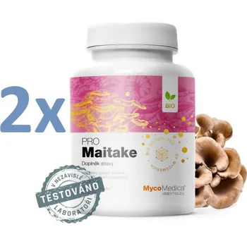Náplast MycoMedica Maitake PRO 2 x 90 kapslí + Sada náplastí Hartmann Cosmos s polštářkem 5 kusů