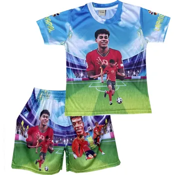 Numberoplus Dětský Fotbalový dres komplet - Lamine Yamal 19 F6 Velikost: 11 roků (vel.140)