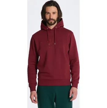 Pánská mikina MIKINA GANT REG TONAL SHIELD HOODIE PLUMPED RED