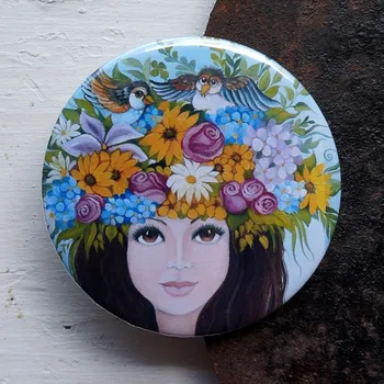 Dekorativní magnet Zuzana Honsová Vrabčí hnízdo magnet 56 mm