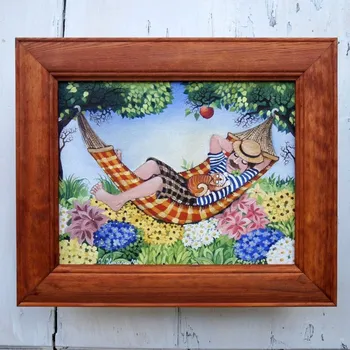 Zahradní dekorace Zuzana Honsová Chlap v síti 33 x 28 cm