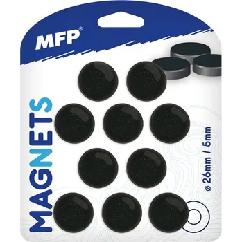Dekorativní magnet MFP magnet kulatý 26mm blister 10ks 4200305