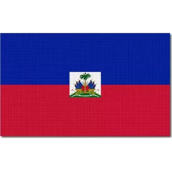 Vlajka Pelisport Haitská vlajka tištěná 6 x 3,5 cm