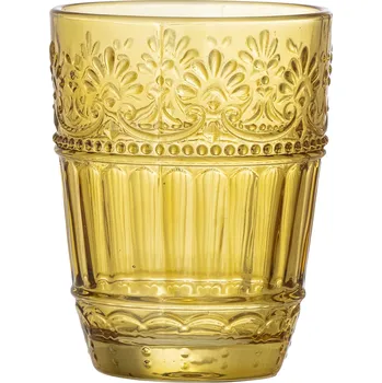 Sklenice Bloomingville, Skleněný pohár Feyza 260 ml žlutý - Formadore
