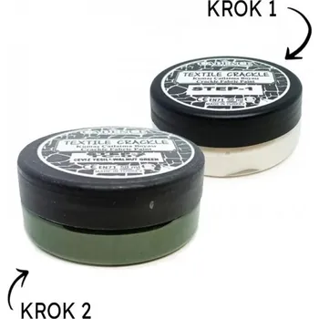 Speciální výtvarná barva Textilní barva na krakelování Cadence - zelená