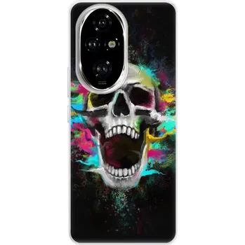 Pouzdro na mobilní telefon Odolné silikonové pouzdro iSaprio - Skull in Colors - Honor 200 Pro