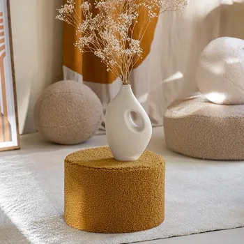 WIGIWAMA Teddy Pouffe Maple