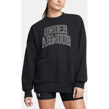 Dámská mikina Dámská mikina Under Armour UA Icon HWT Terry OS Crew 1386493-001 Černá SM