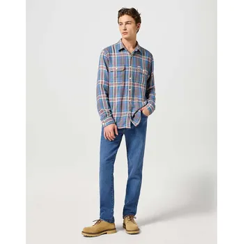 Pánské oblečení Rifle pro muže WRANGLER TEXAS SLIM RIDGE WASH 112358218 Velikost: 33/30 Tričko zdarma při nákupu nad 3000,-!