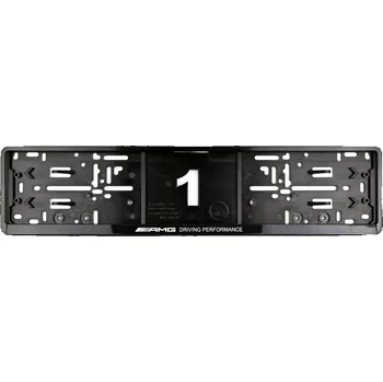 Držák SPZ Podložka pod SPZ AMG driving performance - černá lesklá (2ks)