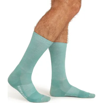 Pánské ponožky Pánské merino městské ponožky ICEBREAKER Mens Lifestyle_Light Crew, Cloud Ray/Snow velikost: 47-49 (XL)