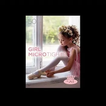 Dívčí oblečení VoXX Boma Lonka Litex+Dívčí punčochové kalhoty GIRL MICROtights 50DEN, Dívčí punčochové kalhoty GIRL MICROtights 50DEN, Boma, 114309 146-152 nero