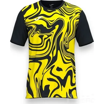 Dres JOMA LION II, barva černá - zářivě žlutá, velikost M