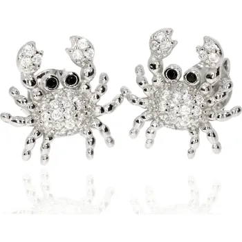 Náušnice Zlatnictví Helios Stříbrné náušnice krab