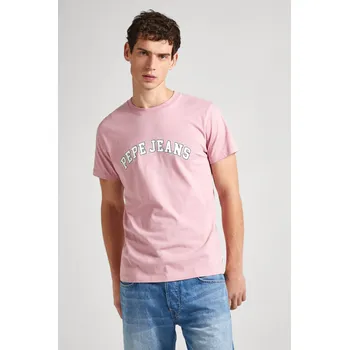 Pánské tričko Pepe Jeans Pánské tričko CLEMENT Barva: růžová, Velikost: S