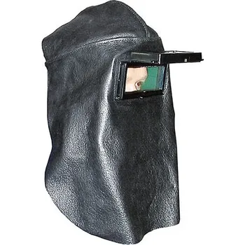 Svářečská kukla Kožená kukla s průzorem čert