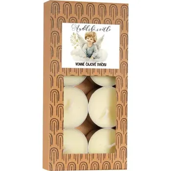 Svíčka Čajové svíčky 8ks - Andělské světlo