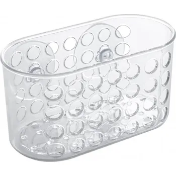 Držák na kartáček Erga Erga, koupelnový koš na kosmetiku 16x7x8 cm na přísavky, čirá, velikost M, ERG-YKA-RY.KPN0100