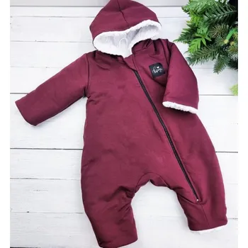 Kojenecký overall Zimní overal - Bordó 86