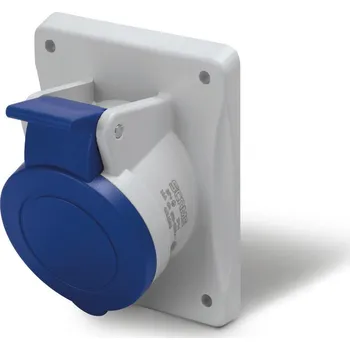 Elektrická zásuvka SCAME Zásuvka vestavná OPTIMA 16A 2P+E 250V 413.1663F