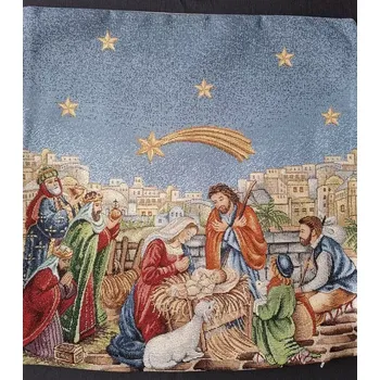 Povlak na dekorativní polštářek GOBELÍNOVÝ POVLAK - VÁNOČNÍ 06