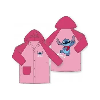 Pláštěnka DIFUZED - Dívčí pláštěnka Lilo a Stitch - sv. růžová 116