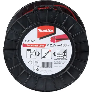 MAKITA ŽACÍ LANKO 2,7X180M ČTYŘHRANÉ ČERVENÉ (E-01840)