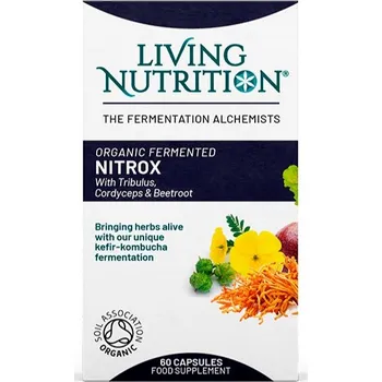 Living Nutrition | Bio Fermentovaná směs - NitroX - 60 kapslí energie, vytrvalost a odolnost organismu - 60 kapslí