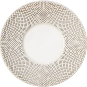 Talíř Verlo Norwich podšálek pr. 12,5 cm, béžový okraj