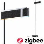 PAULMANN LED stojací svítidlo Smart Home Zigbee 3.0 Jagun měnitelná bílá 19,5W antracit plsť/umělá hmota/kov
