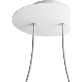 Příslušenství pro svítidlo CREATIVE CABLES Kruhová rozeta Rose-One System - 2 otvory Varianta: Ø 200 x 36 mm, matná bílá