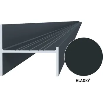 Příslušenství pro plot Hliníkový uchycovací profil pro lamely, tvar UT, šířka 50 mm, antracit RAL7016, hladký 3m +/- 5mm (AL-UTP2-A-3)