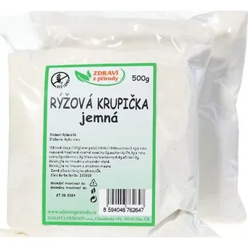 Rýže Krupice rýžová 500g ZP