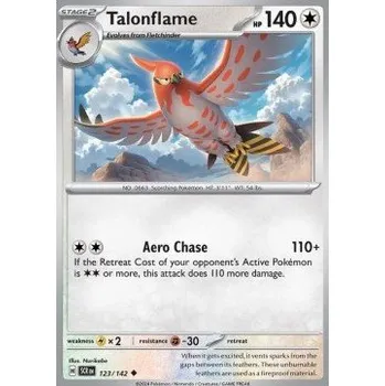 Volný čas Pokémon SCR 123/142 Talonflame - Stellar Crown Stav: Near Mint, Verze: NORMAL