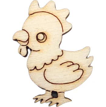 Překližka Výřez z překližky, SLEPIČKA, 1,9x2,4 cm, 4ks/bal.