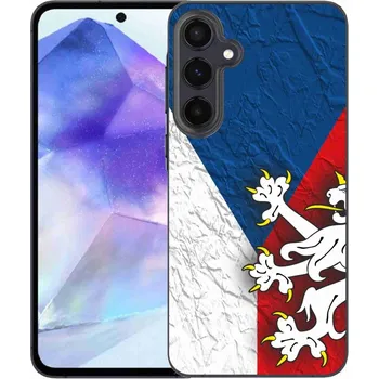 Pouzdro na mobilní telefon Gelový kryt mmCase na Samsung Galaxy A55 5G - česká vlajka 1