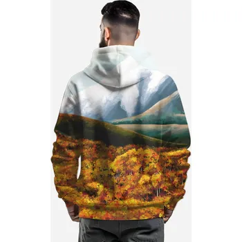 Dámská mikina UTOPY Pánská Dámská sportovní mikina Mountain Valley fullprint Velikost: L