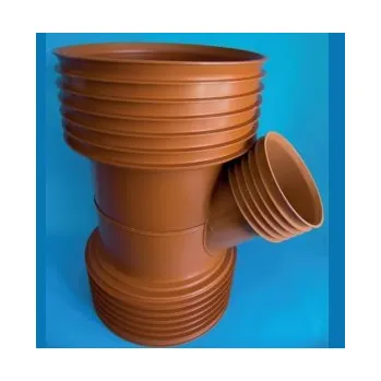 Kanalizační potrubí MIDAS Odbočka Plasticor korugovaná na kroug 300/300 - 45°