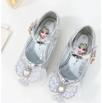 Dívčí baleríny Třpytivé baleríny Barva: Stříbrná, Velikost: 36